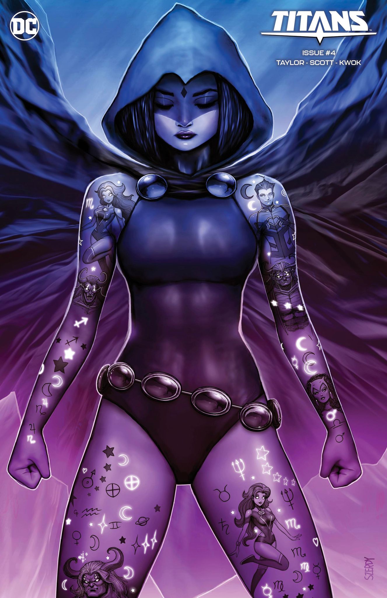 [Signed by Nathan Szerdy] TITANS #4 NATHAN SZERDY (616) EXCLUSIVE MINIMAL VIRGIN VAR [IN STOCK]