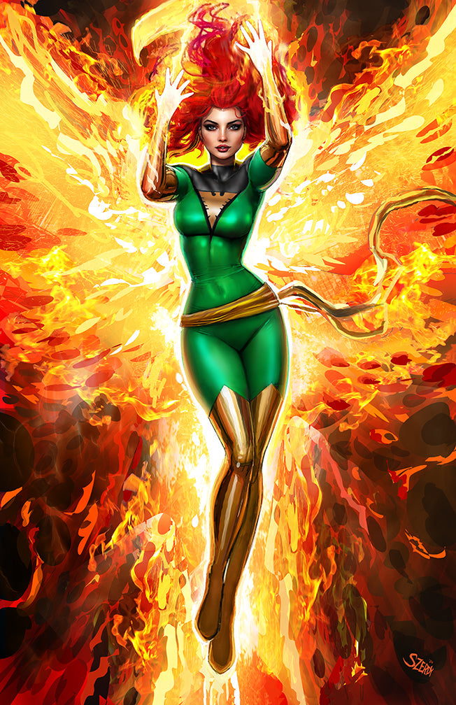 [Signed by Nathan Szerdy] PHOENIX #1 UNKNOWN COMICS NATHAN SZERDY VIRGIN VAR [IN STOCK]