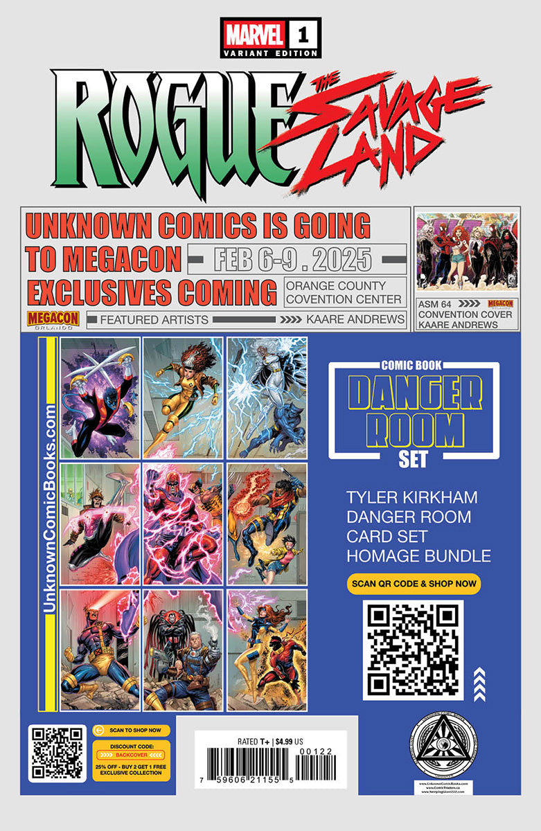 Rouge: The Savage Land #1 Unknown Comics Nathan Szerdy Exclusive Var (01/15/2025)